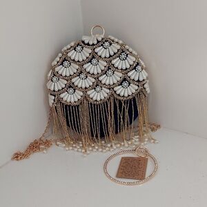Elegant Beaded Evening Clutch